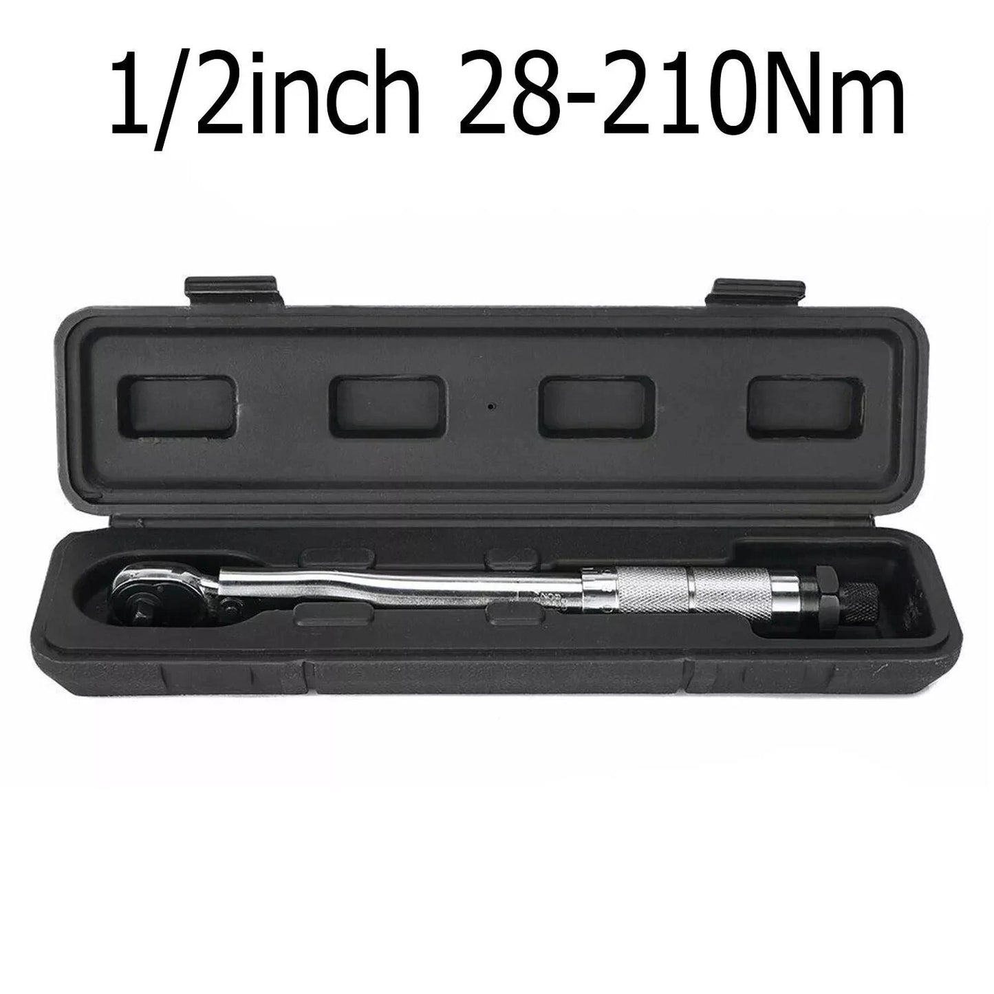 1/2" Drive Micrometer Adjustable Torque Wrench (28 - 210 Nm)