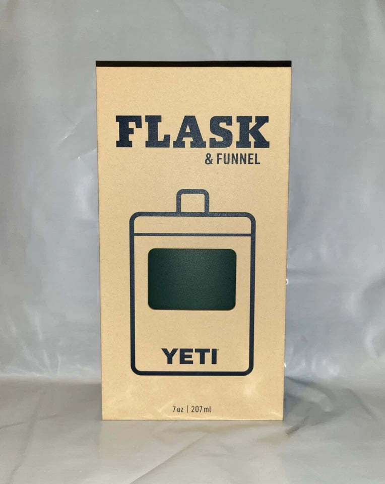 YETI FLASK 7 Oz With Funnel Forest Green Color - GS9501-1