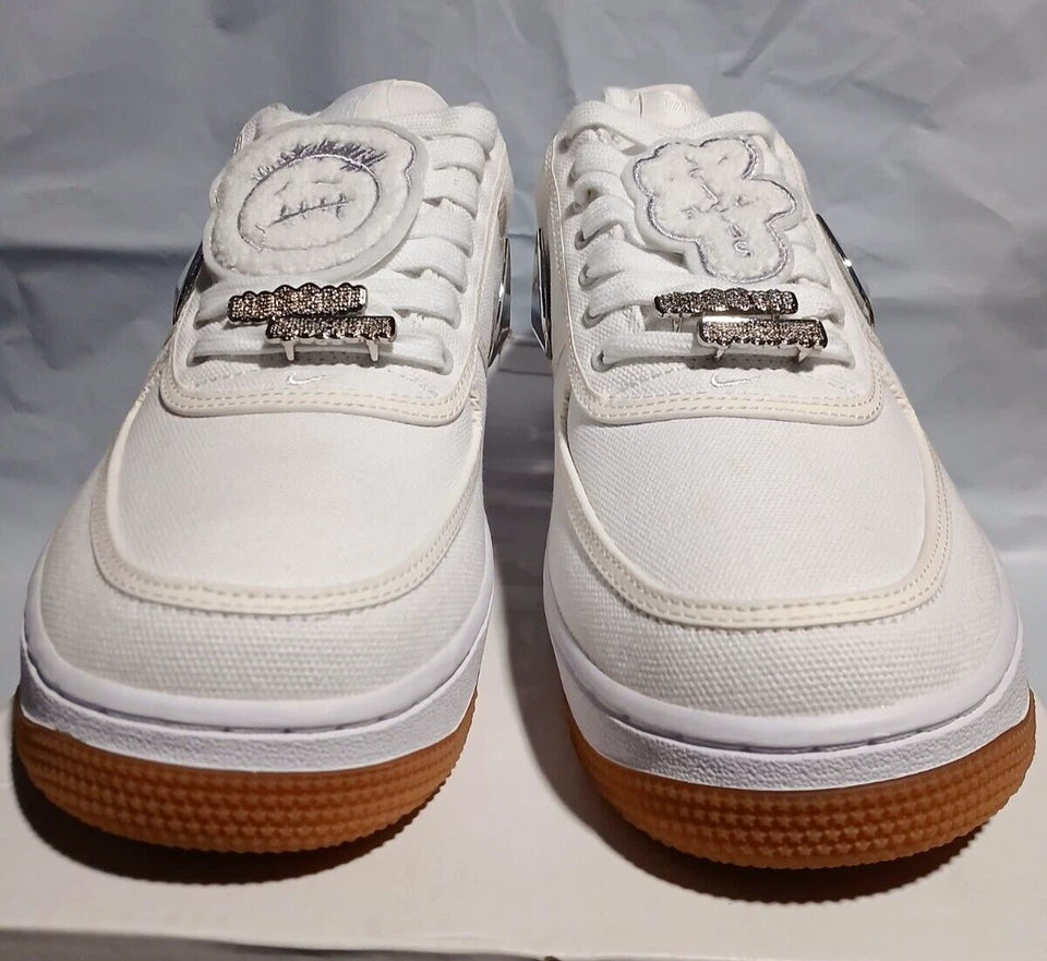 New 2017 Nike Air Force 1 Low Travis Scott AF100 OG White Size 10.5