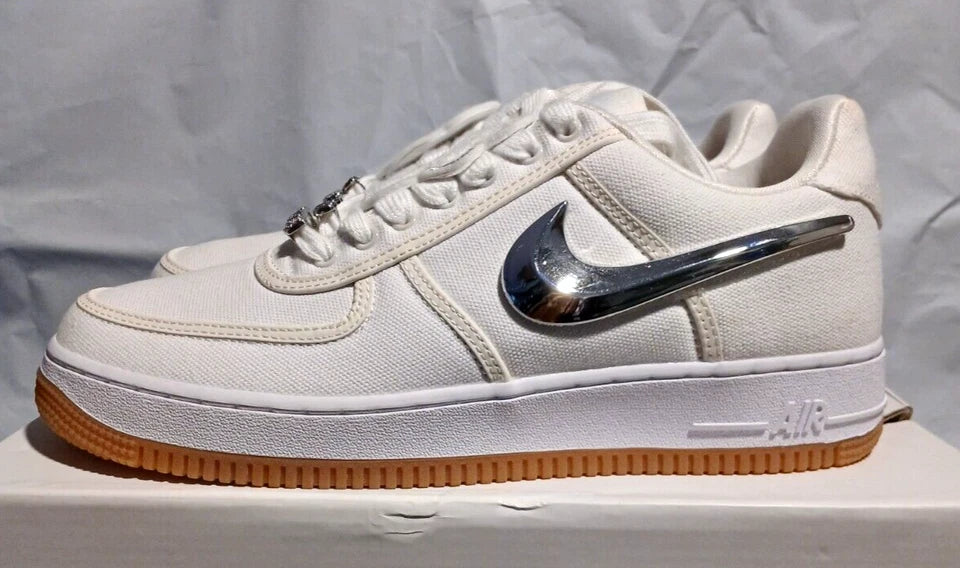 New 2017 Nike Air Force 1 Low Travis Scott AF100 OG White Size 10.5