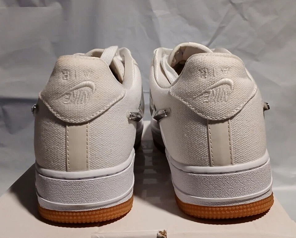 New 2017 Nike Air Force 1 Low Travis Scott AF100 OG White Size 10.5