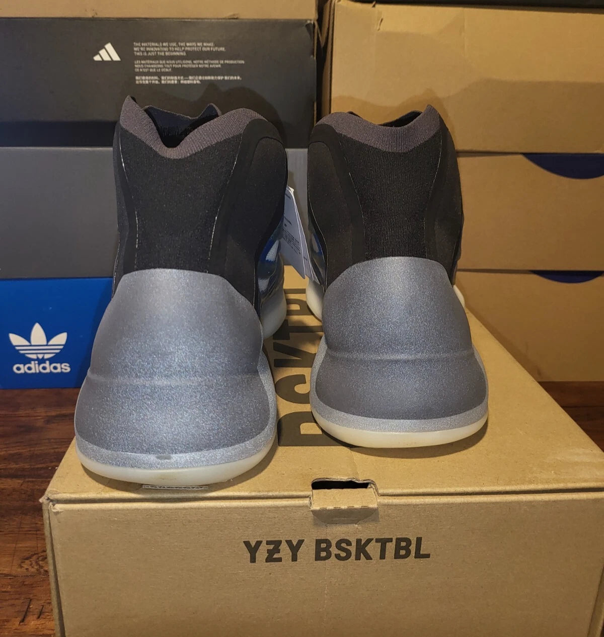 Size 10 - adidas Yeezy Basketball Frozen Blue