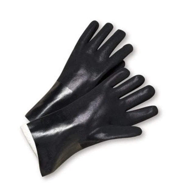 NEW Rough Grip Jersey Lined PVC 12" Gloves - J1027RF - 12 Pack