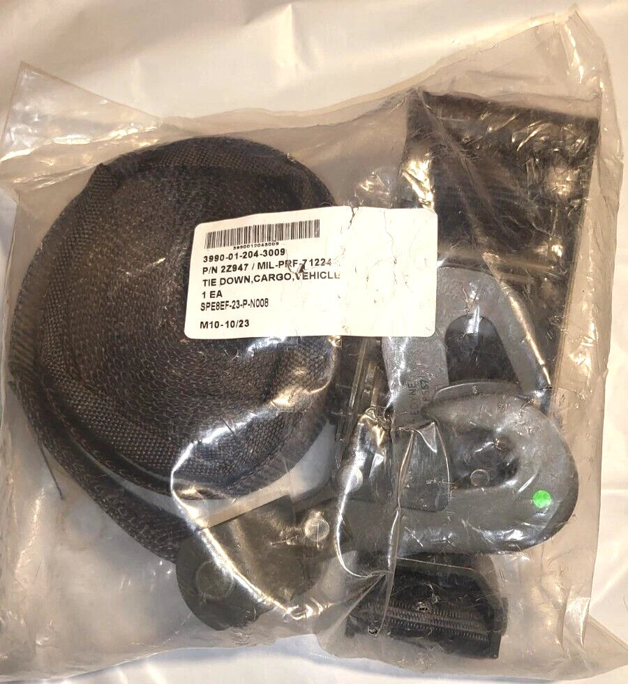 Military Specification MIL-PRF-71224-1 Tie Down, Cargo, Vehicle 3990-01-204-3009