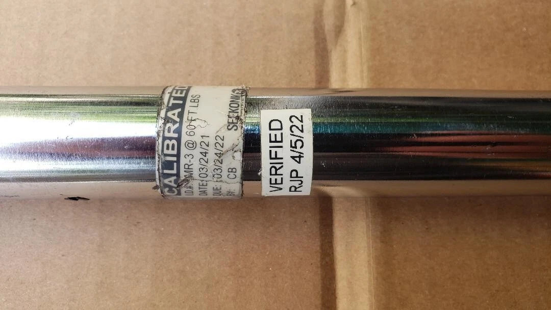 USED Seekonk MR-3 Precision Pre-Set Torque Wrench 1/2", 60 ft. lbs FREE SHIPPING