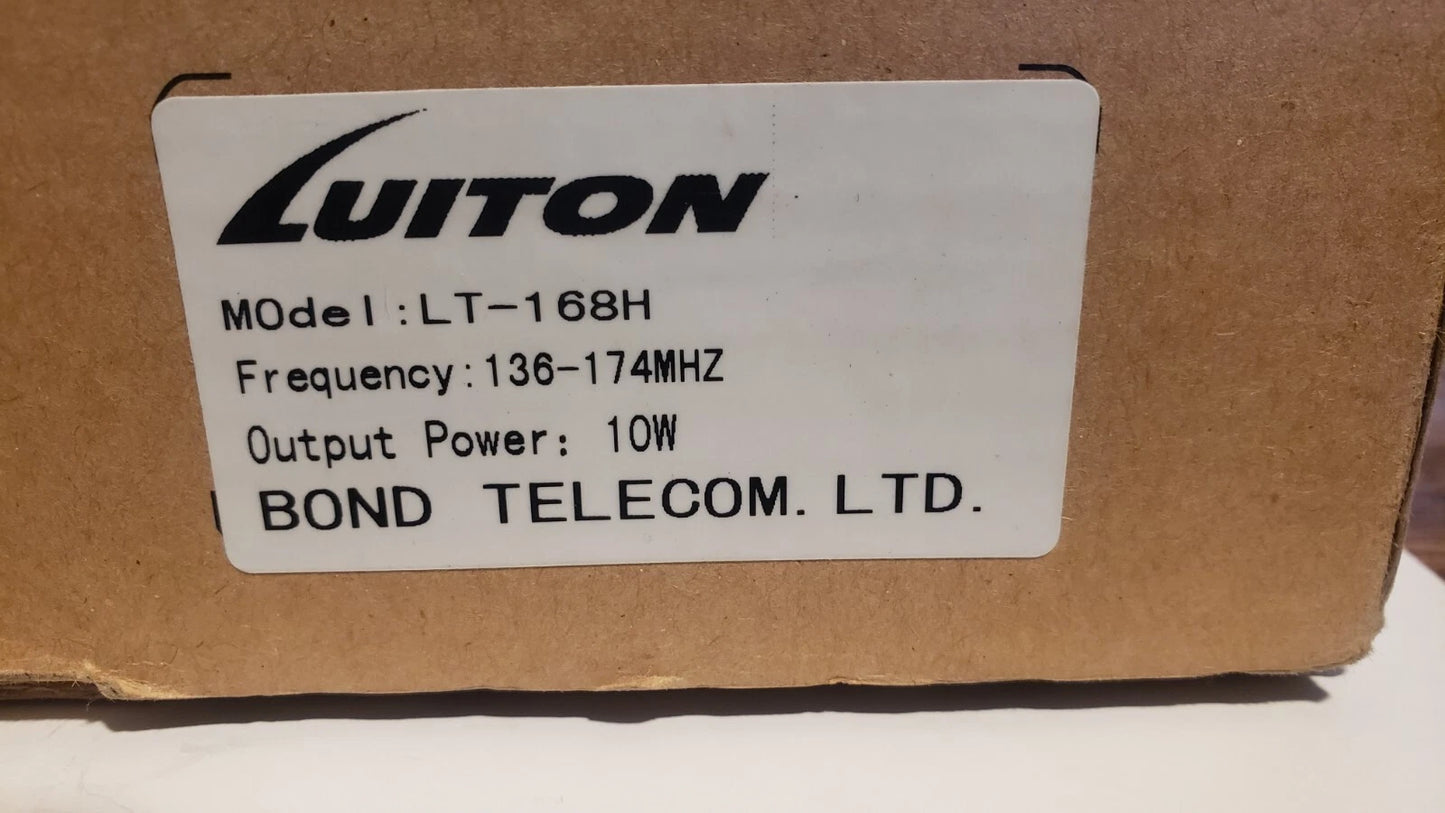 NEW - Luiton LT-168H - 136-174 MHz - 10W