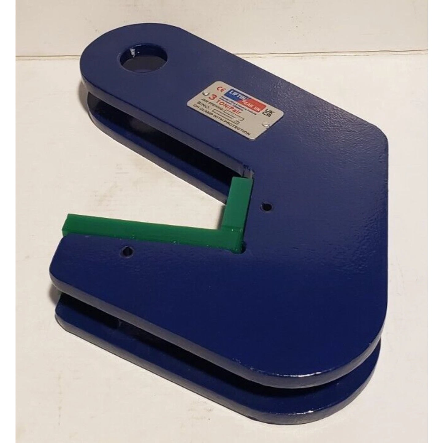 LiftingGear.UK QH Horizontal Clamp With Protection 3 Ton Jaw Opening 0-40mm 3Ton