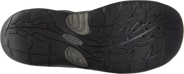 KEEN Women's Presidio 2 Leather Low Height Oxfords Black/Steel Grey Size 5 Med