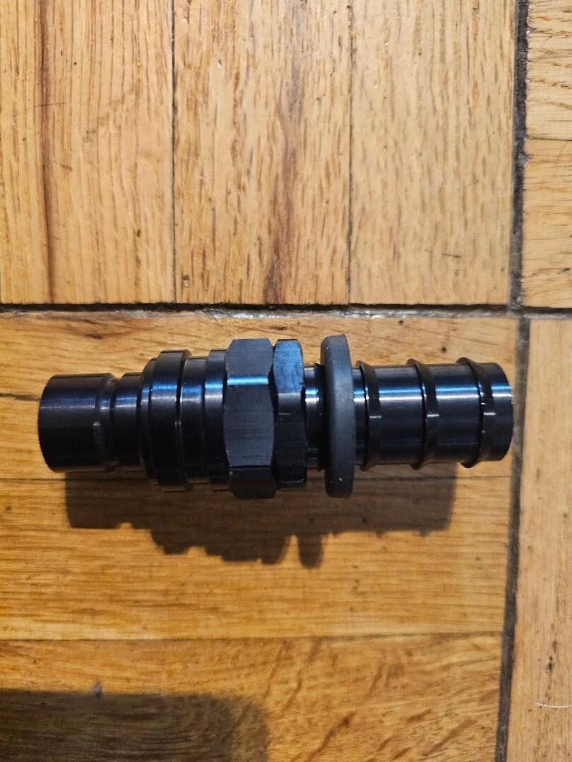 Jiffy-tite 5000 Series Plug -12AN Straight Push Lock Hose End