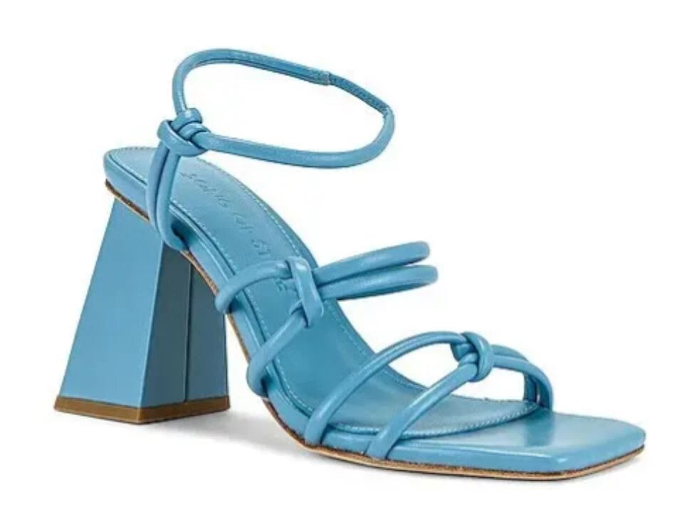 Size US 6.5 - Song of Style Noelle Heel in Blue - SOSR-WZ26 SOSSH42-S21