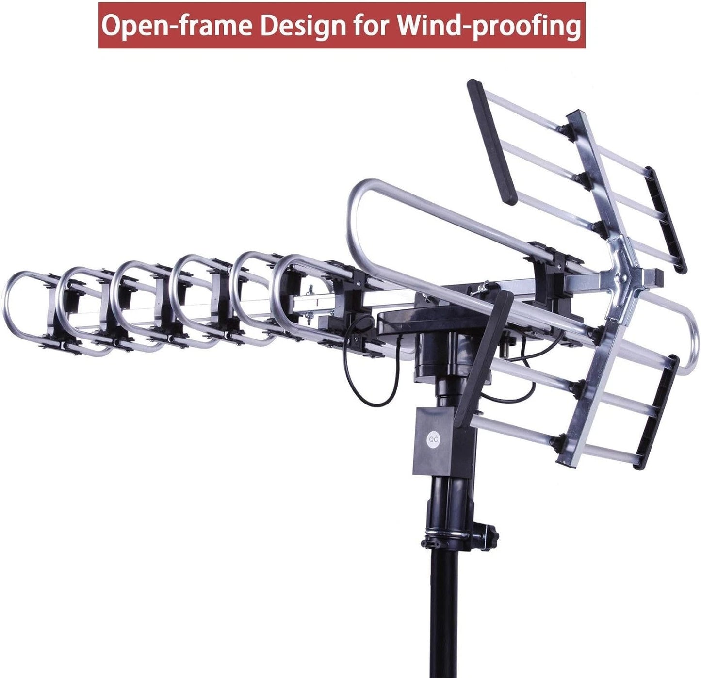 Five Star TV Antenna, 200 Mile Range, Remote Controlled (FSA-3806)
