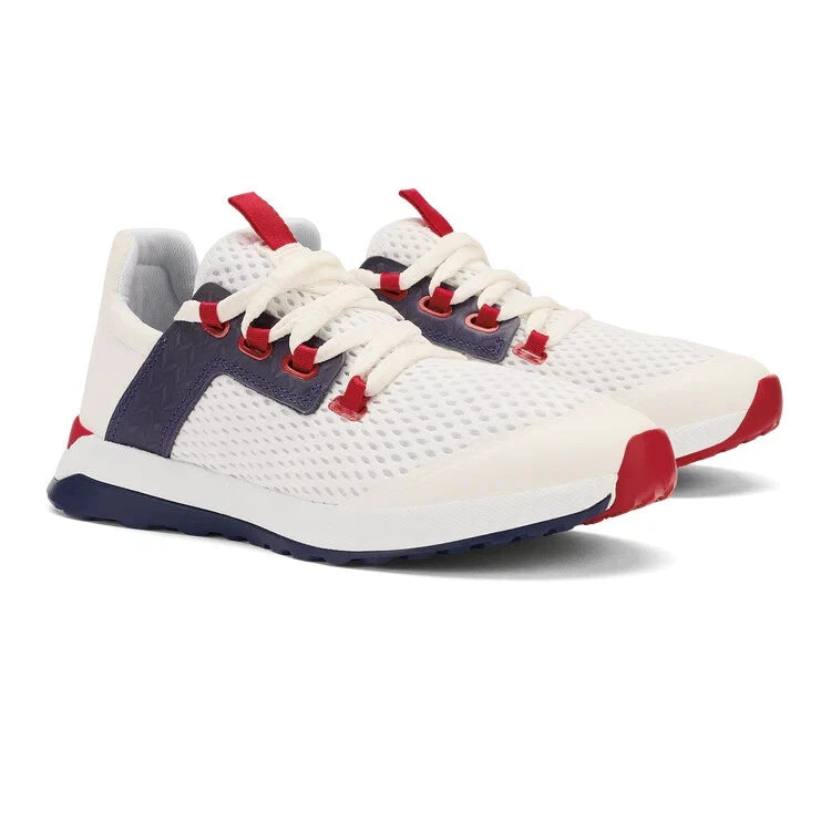 Olukai Wailuku Women’s Athletic Shoes White/Navy Size 9