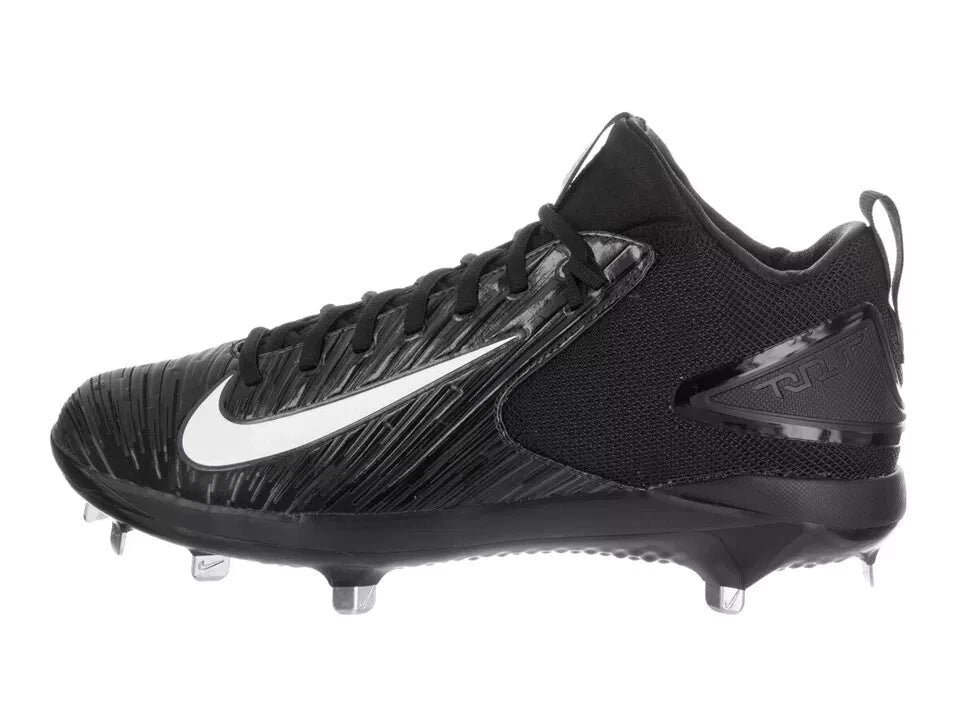 New Nike Air Trout 3 Pro Adult Mens 11 Black/White Metal Cleats 856498-010