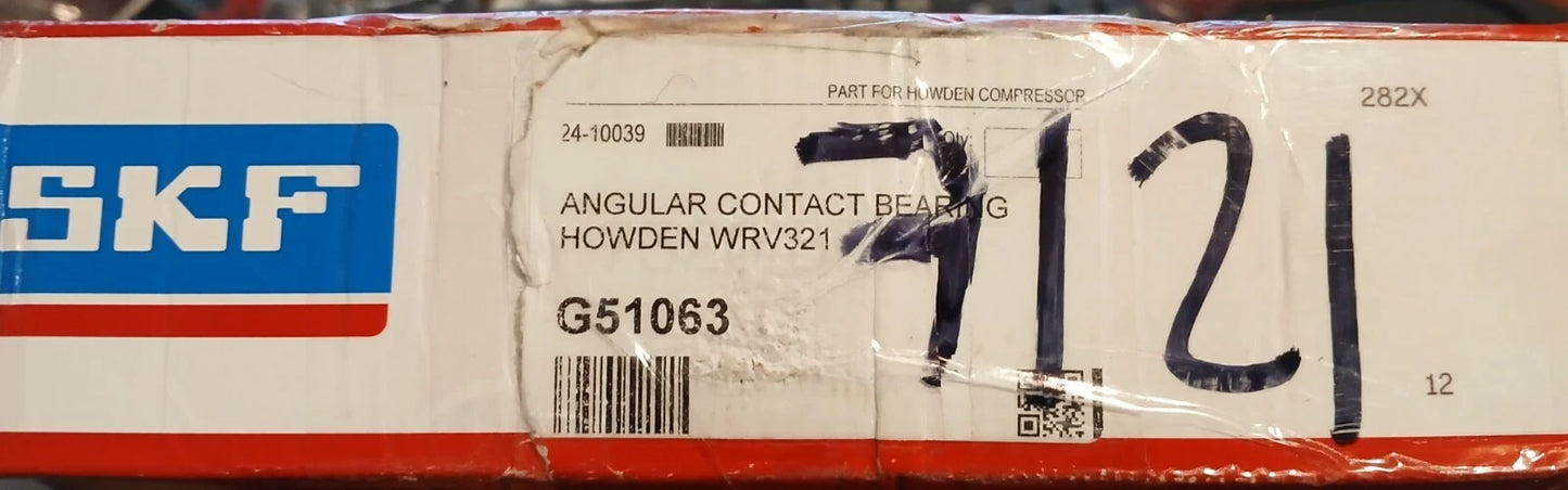 SKF Single Row Angular Contact Bearing For Howden WRV321 - 7320 BEGAF - G51063
