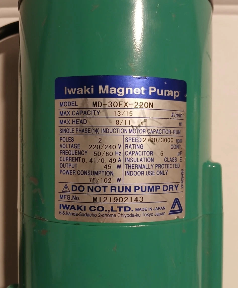 Iwaki Magnet Pump MD-30FX-220N