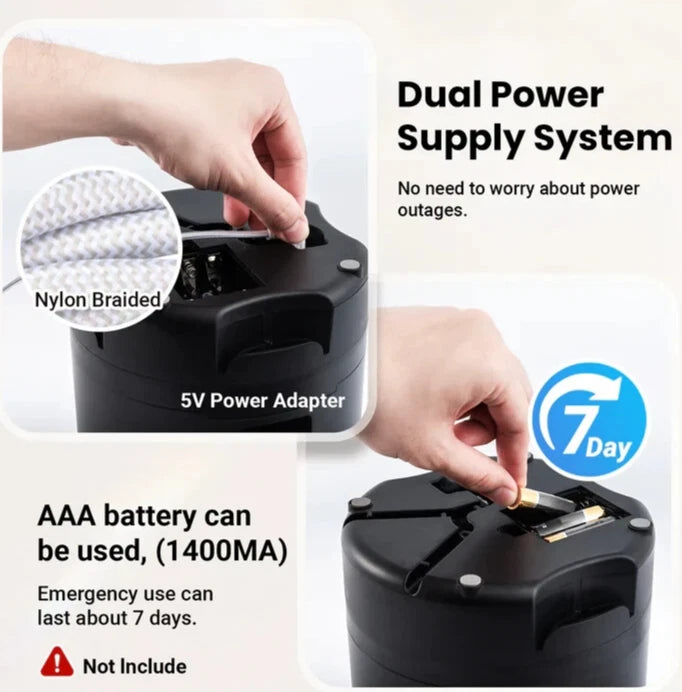 Automatic Cat Feeder for 3 Cats, 6L/25 Cups Smart WiFi Pet Feeder, Anti-Jam Syst