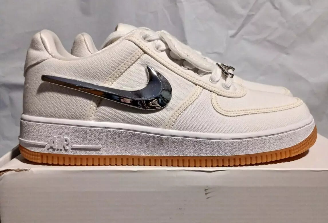 New 2017 Nike Air Force 1 Low Travis Scott AF100 OG White Size 10.5