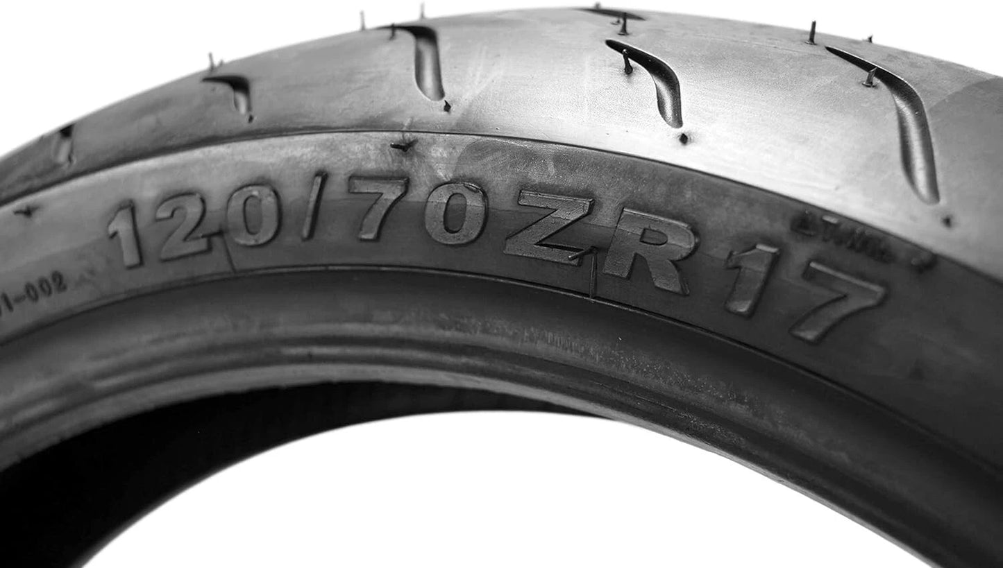NEW - Kenda Tires 120/70ZR17 (58W) TL - Front Motorcycle Tire