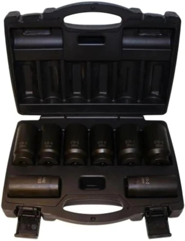 NEW Cal-Van Tools 976 8 Piece 12 Point Axle Nut Socket Set