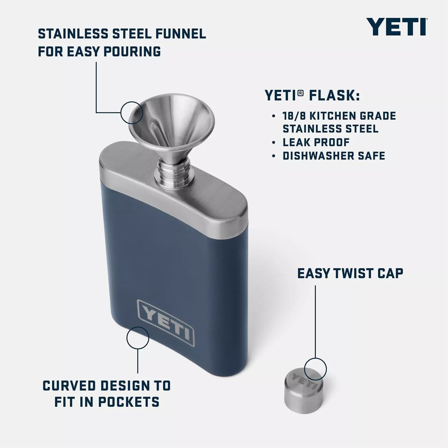 Yeti Flask Tropical Pink 7 Oz With Funnel - Limited Edition Yeti Flask Tropical