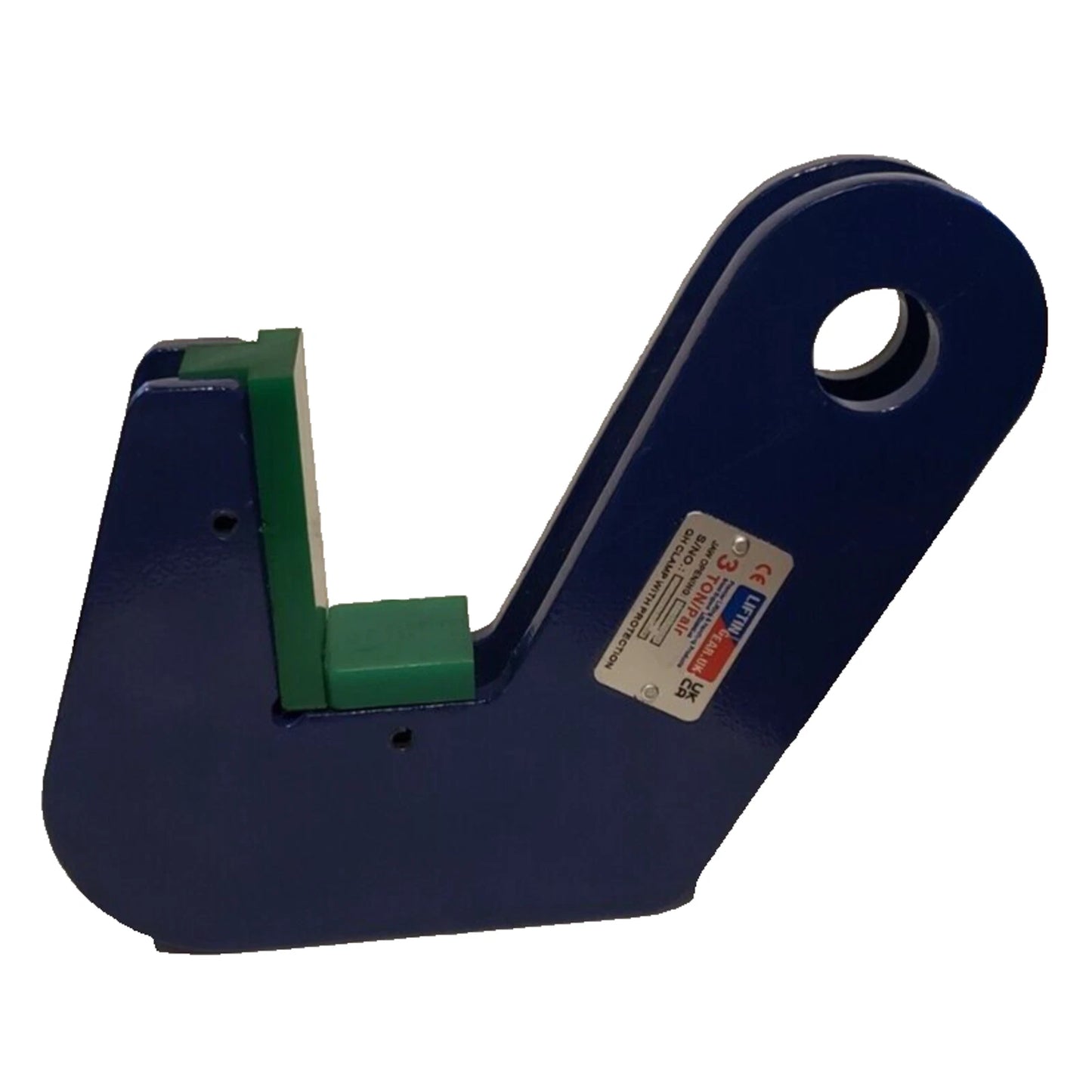LiftingGear.UK QH Horizontal Clamp With Protection 3 Ton Jaw Opening 0-40mm 3Ton