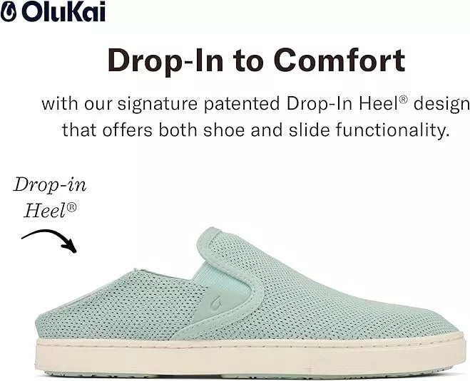 OluKai Sneaker Shoes Women’s US Size 9.5 Pehuea Swell/Swell Breathable Slip-On
