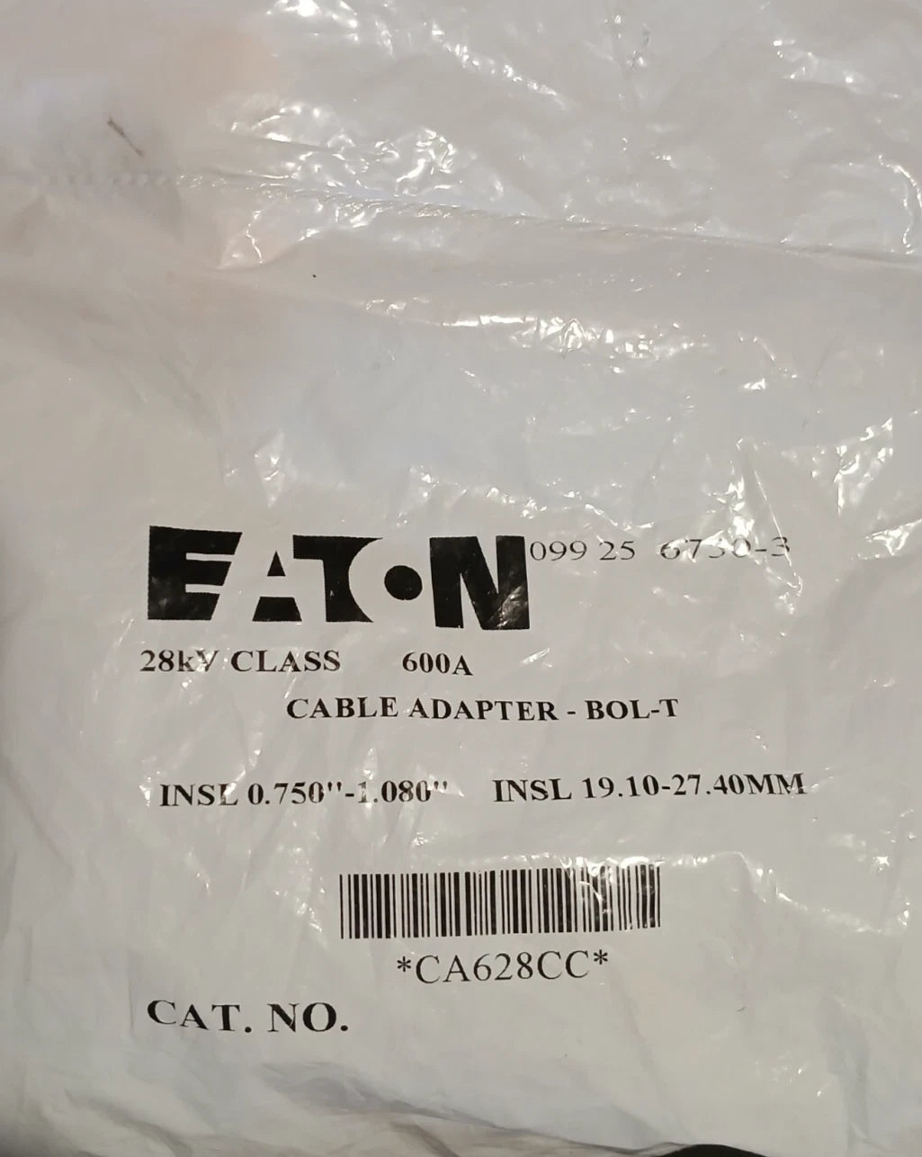 Eaton Cooper Power Series Cable Adapter CA628CC