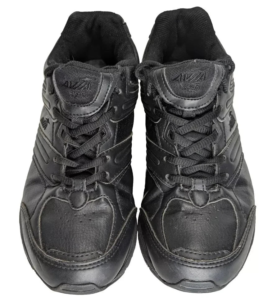 Size US 6.5 - AVIA Black Slip Resistant WOMEN'S ATHLETIC SHOE - AVIA-325WW