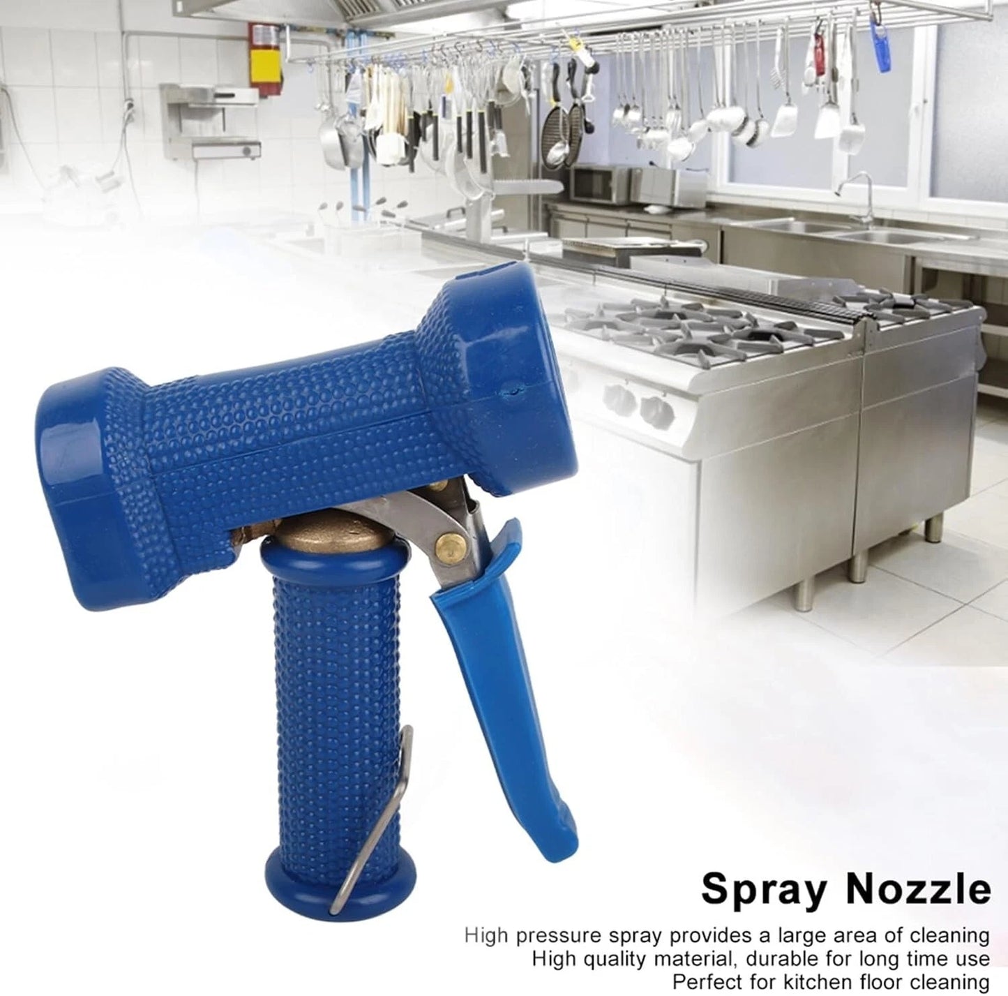 High Pressure Copper Kitchen Spray Nozzle Rubber Sprayer for Hotel Restaurant