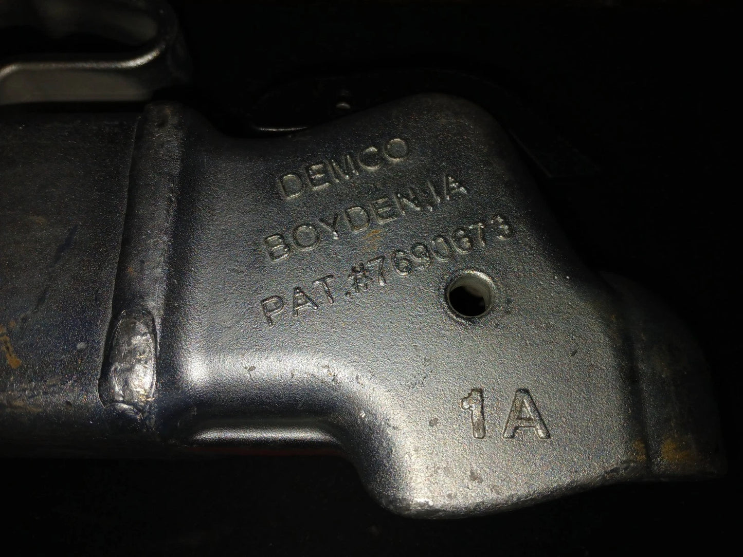 Demco EZ Latch Bolt-On Coupler for 1-7/8" and 2" Hitch Balls, 6000 lbs
