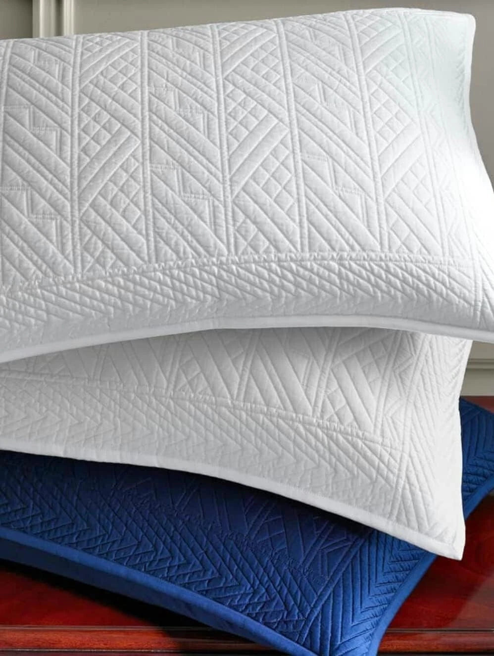 NEW Ralph Lauren Oakfield Standard Sham PARCHMENT MSRP $185 FREE SHIP!!