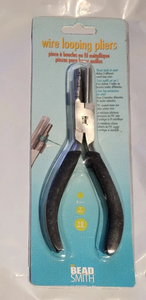 Small Multi-Step Wire Looper, wire looping pliers by The Bead Smith F/Shipping