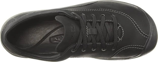 KEEN Women's Presidio 2 Leather Low Height Oxfords Black/Steel Grey Size 5 Med
