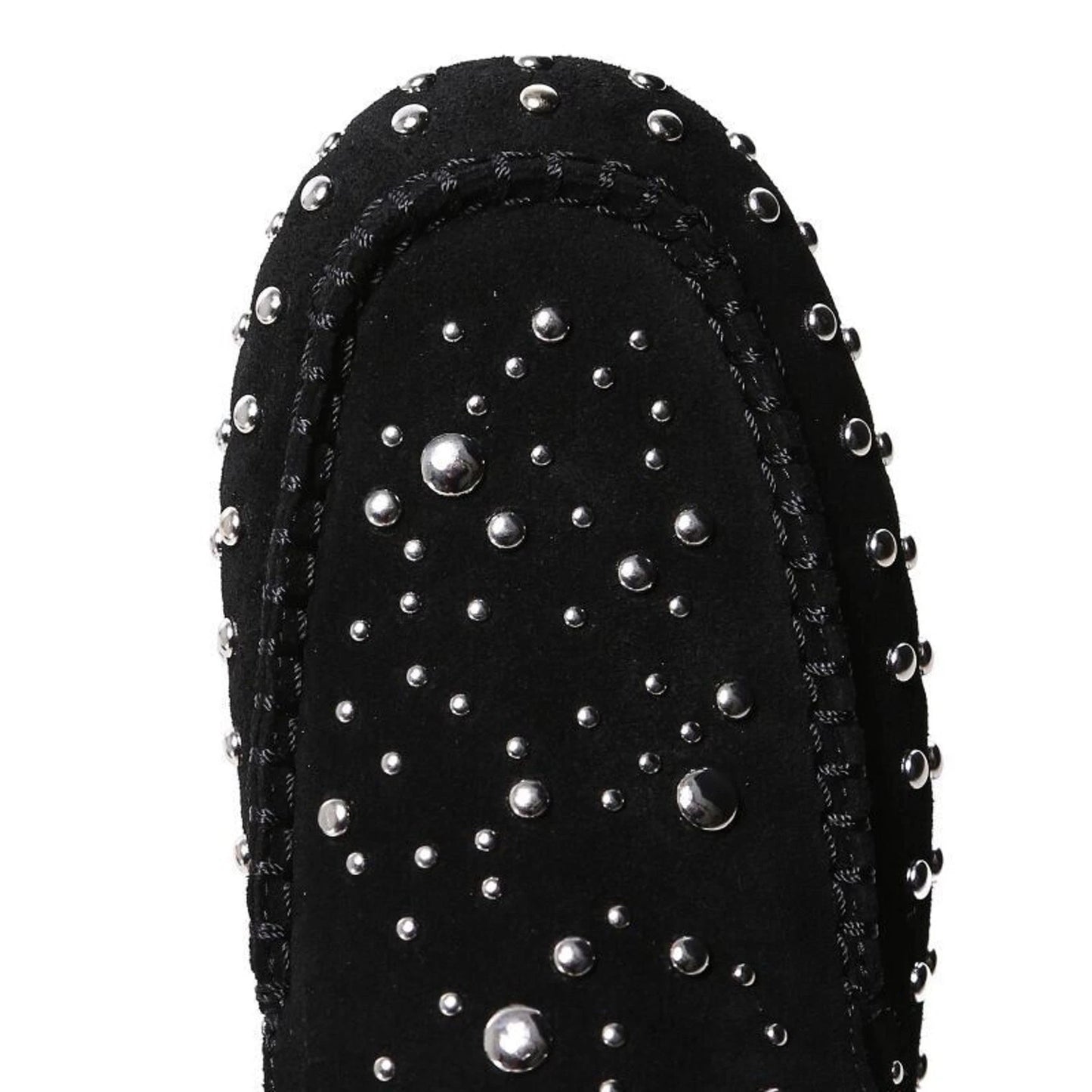 Zadig and Voltaire Studded Suede Sleeper Mules Noir Black - EU Size 40 - US 9 -