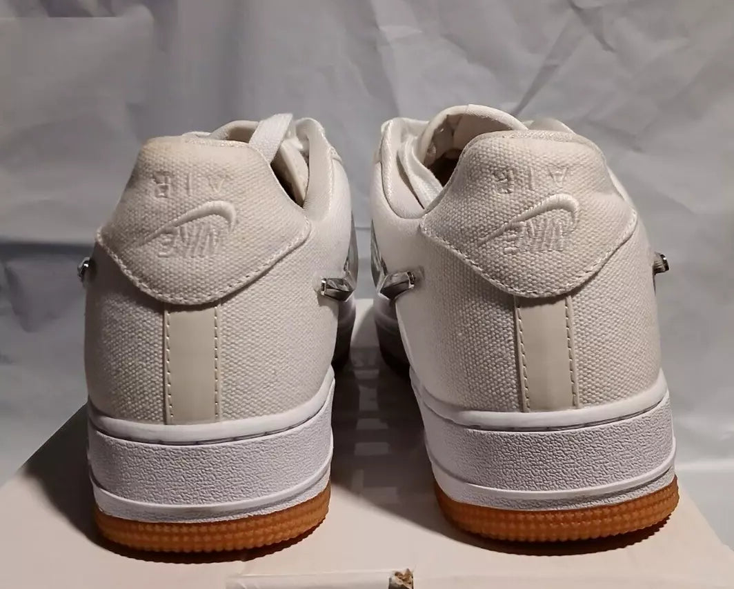 New 2017 Nike Air Force 1 Low Travis Scott AF100 OG White Size 10.5