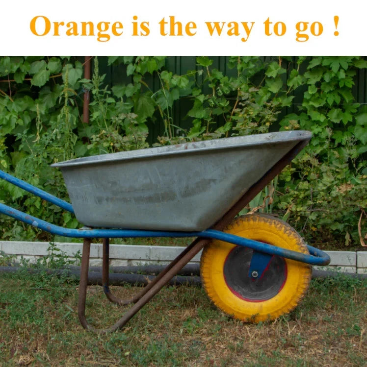 Ogracwheel 16"Flat Free Wheelbarrow Tire 4.80/4.00-8 with 3/4 & 5/8 Bearings