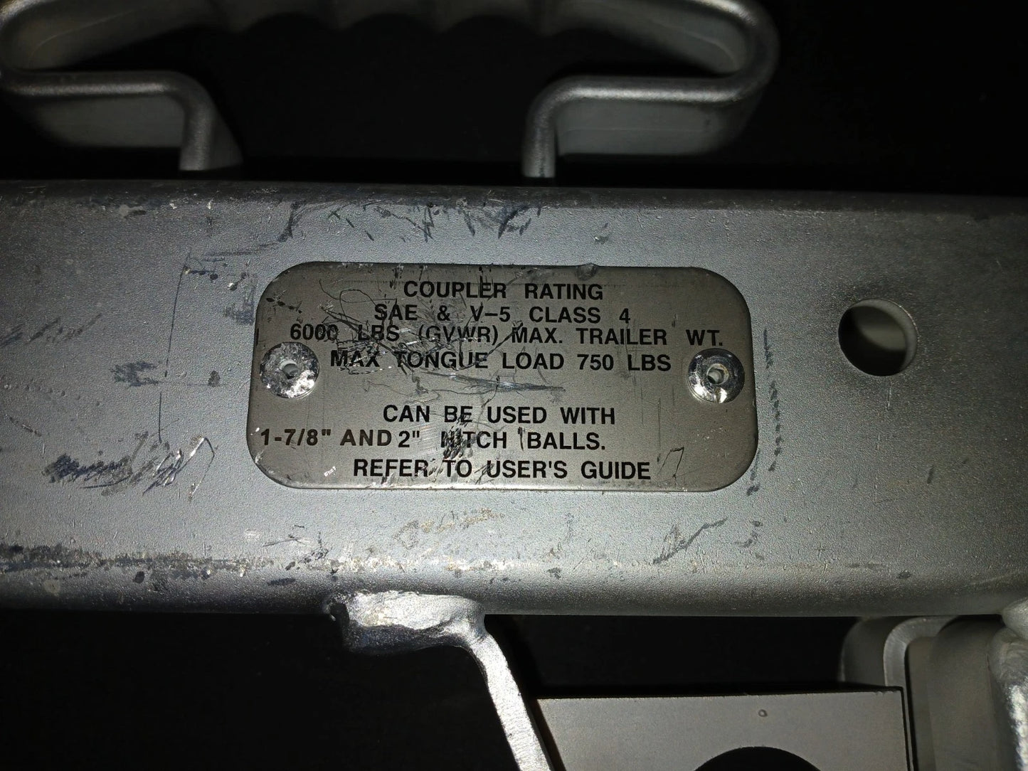 Demco EZ Latch Bolt-On Coupler for 1-7/8" and 2" Hitch Balls, 6000 lbs