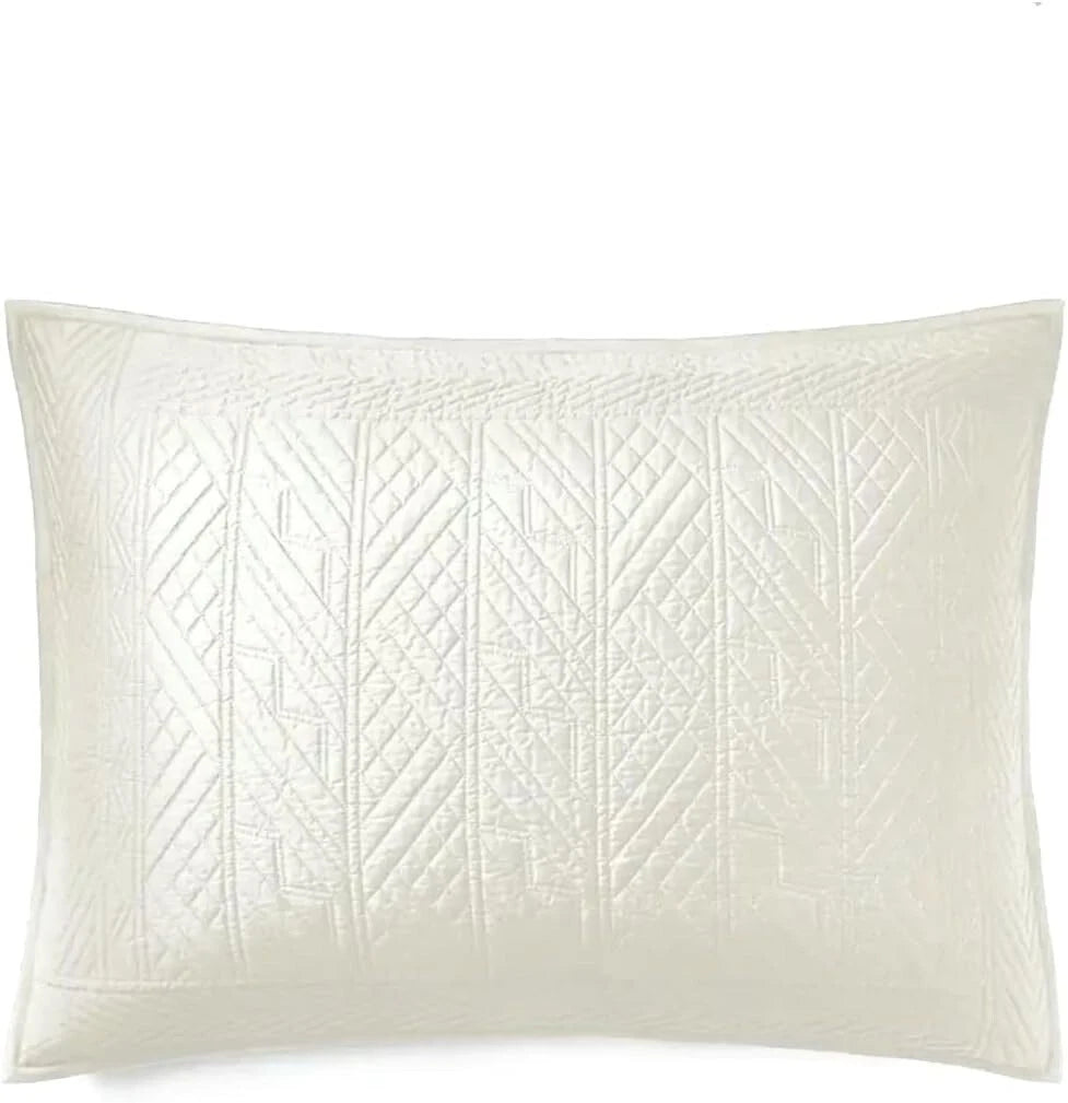 NEW Ralph Lauren Oakfield Standard Sham PARCHMENT MSRP $185 FREE SHIP!!