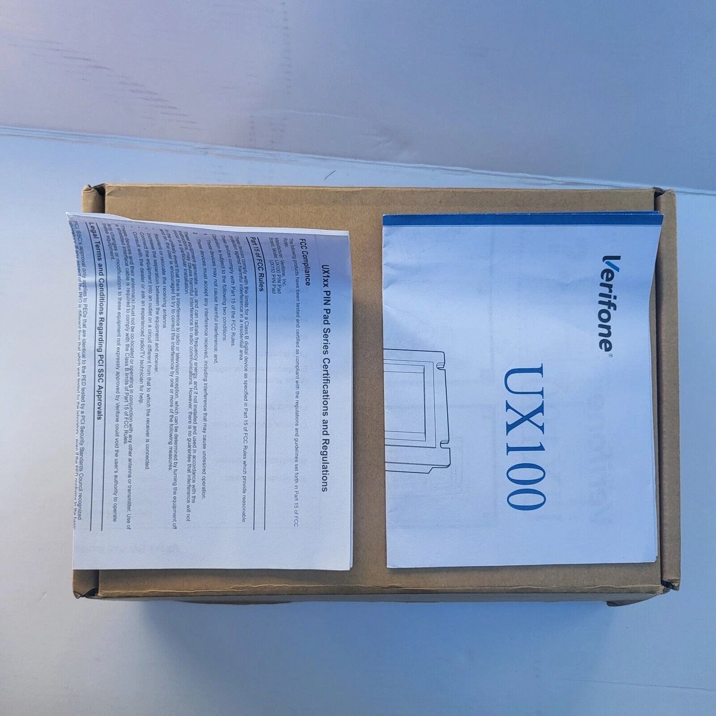 VERIFONE UX100 M159-100-01-WWB KEYPAD DISPLAY