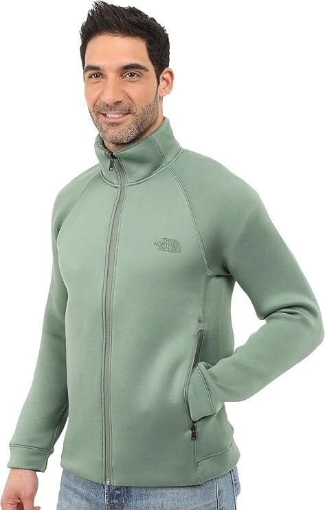 The North Face Upholder Full Zip Duck Green Heather Outdoor / Core Size 2XL