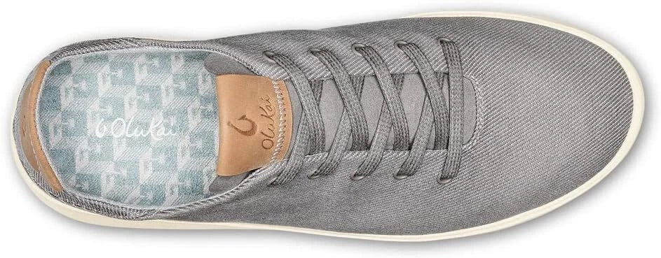 OLUKAI Ki'ihele Li Women's Slip On Sneakers, Casual Everyday Shoe Fog/Fog, 8.5