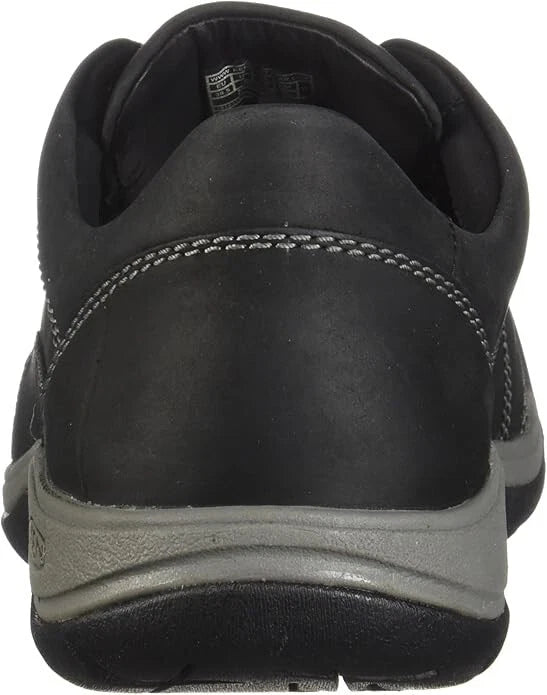 KEEN Women's Presidio 2 Leather Low Height Oxfords Black/Steel Grey Size 5 Med