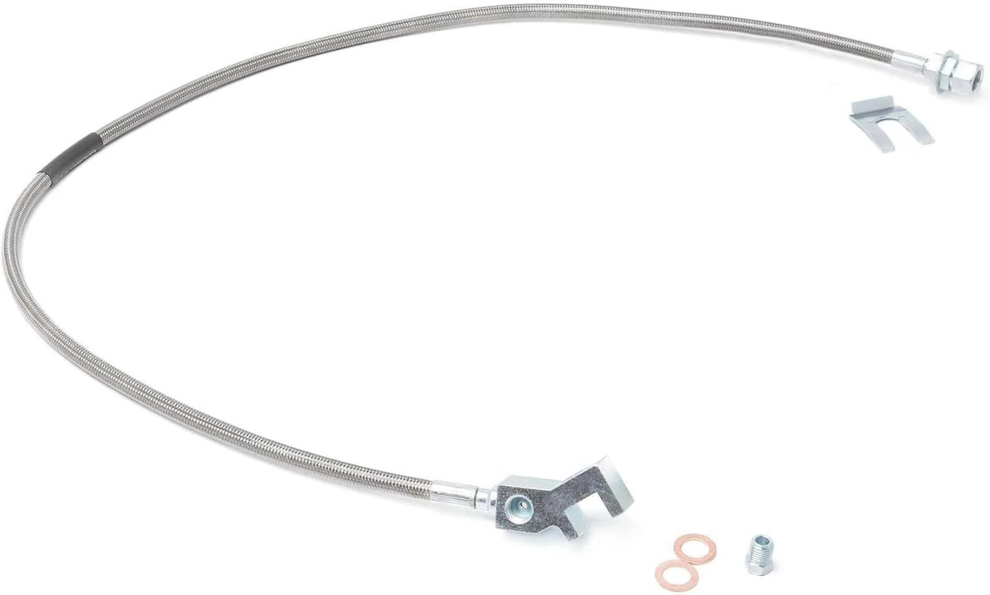 Rough Country Rear Stainless Brake Line for 1999-2004 Ford Super Duty - 89713