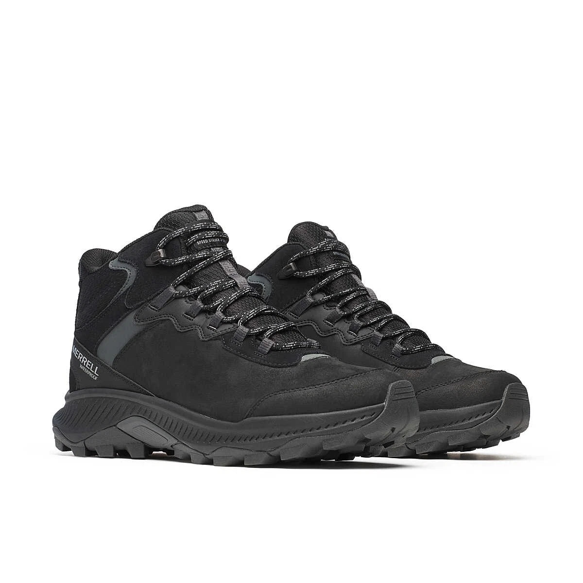 Merrell Men's Speed Strike 2 Black Mid Leather Waterproof Size 8.5
