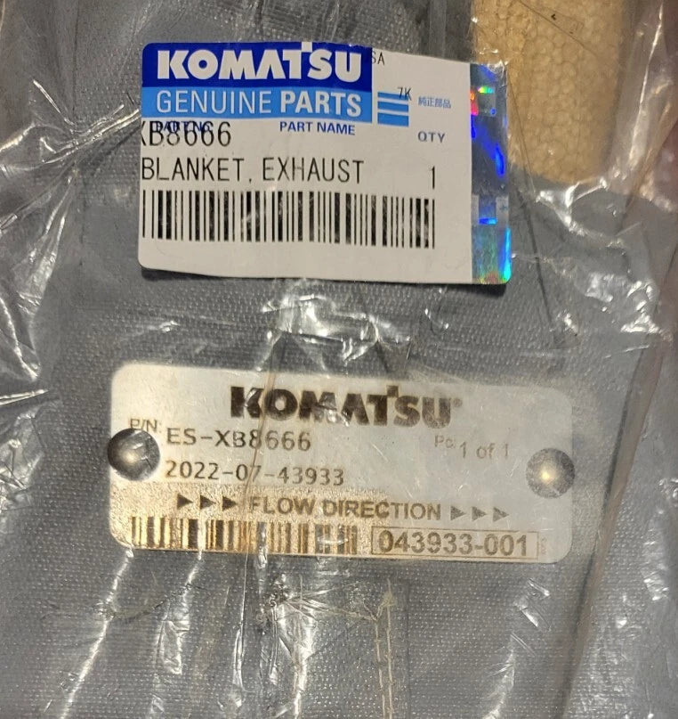 Komatsu Blanket Exhaust XB8666