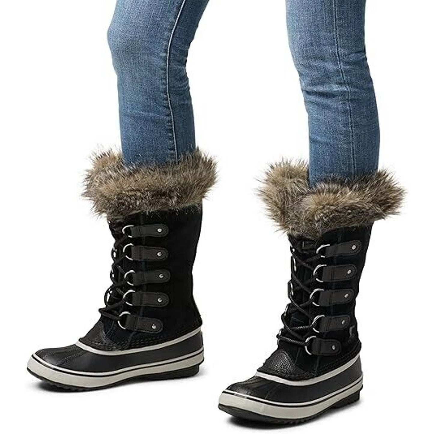Sorel Joan of Arctic Women's Leather Winter Boots - Black, US 7