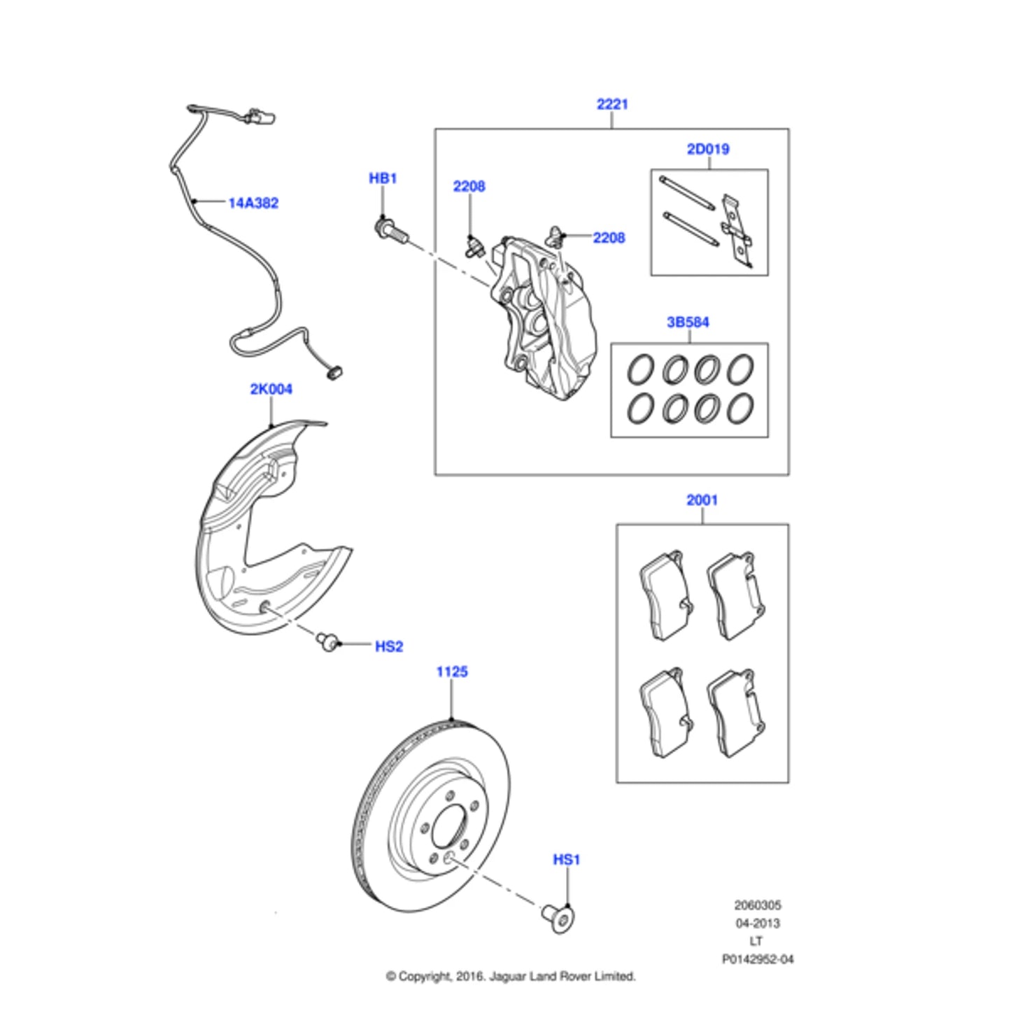 Genuine Land Rover 28SDB000624 Front Brake Rotor RRS *See Listing for Fitment*