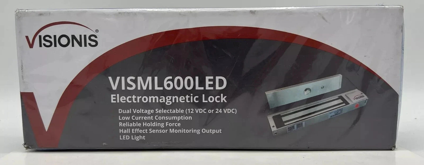 VISIONIS VISML600LED INDOOR 600LBS ELECTROMAGNETIC LOCK X000MJ8QWJ 12VDC/24VDC
