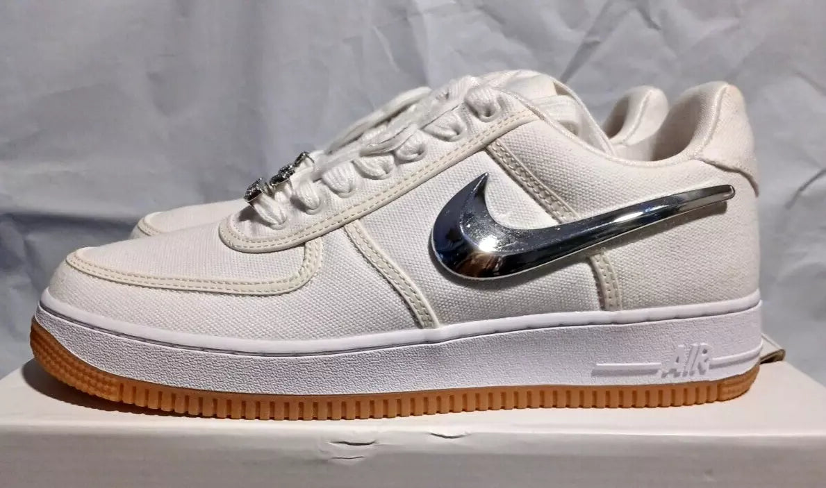 New 2017 Nike Air Force 1 Low Travis Scott AF100 OG White Size 10.5