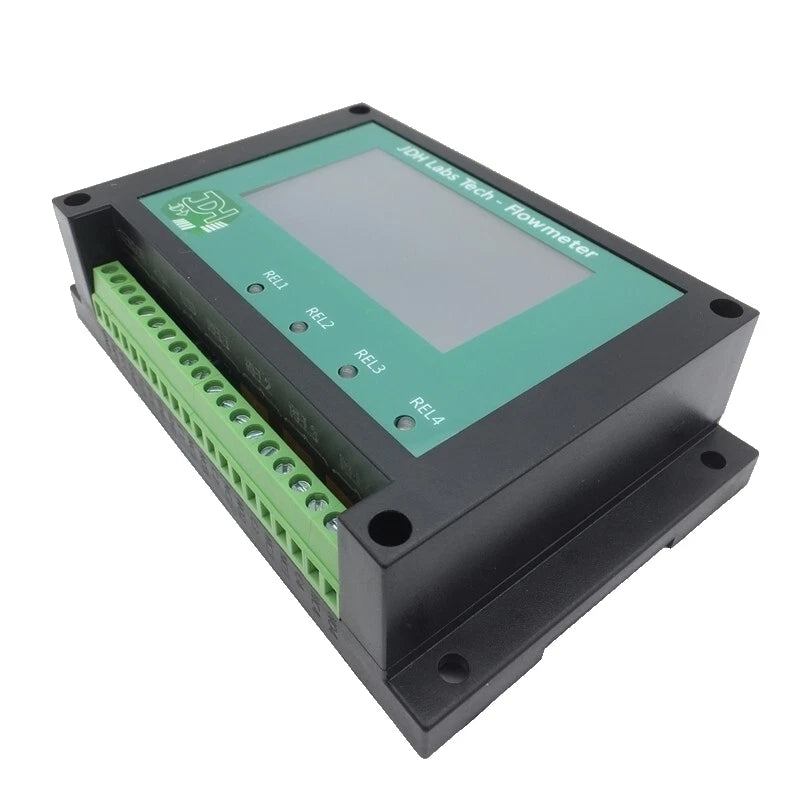 JDH Labs Tech - Flowmeter Totalizer w/4 Programmable Alarms and Input for Reset